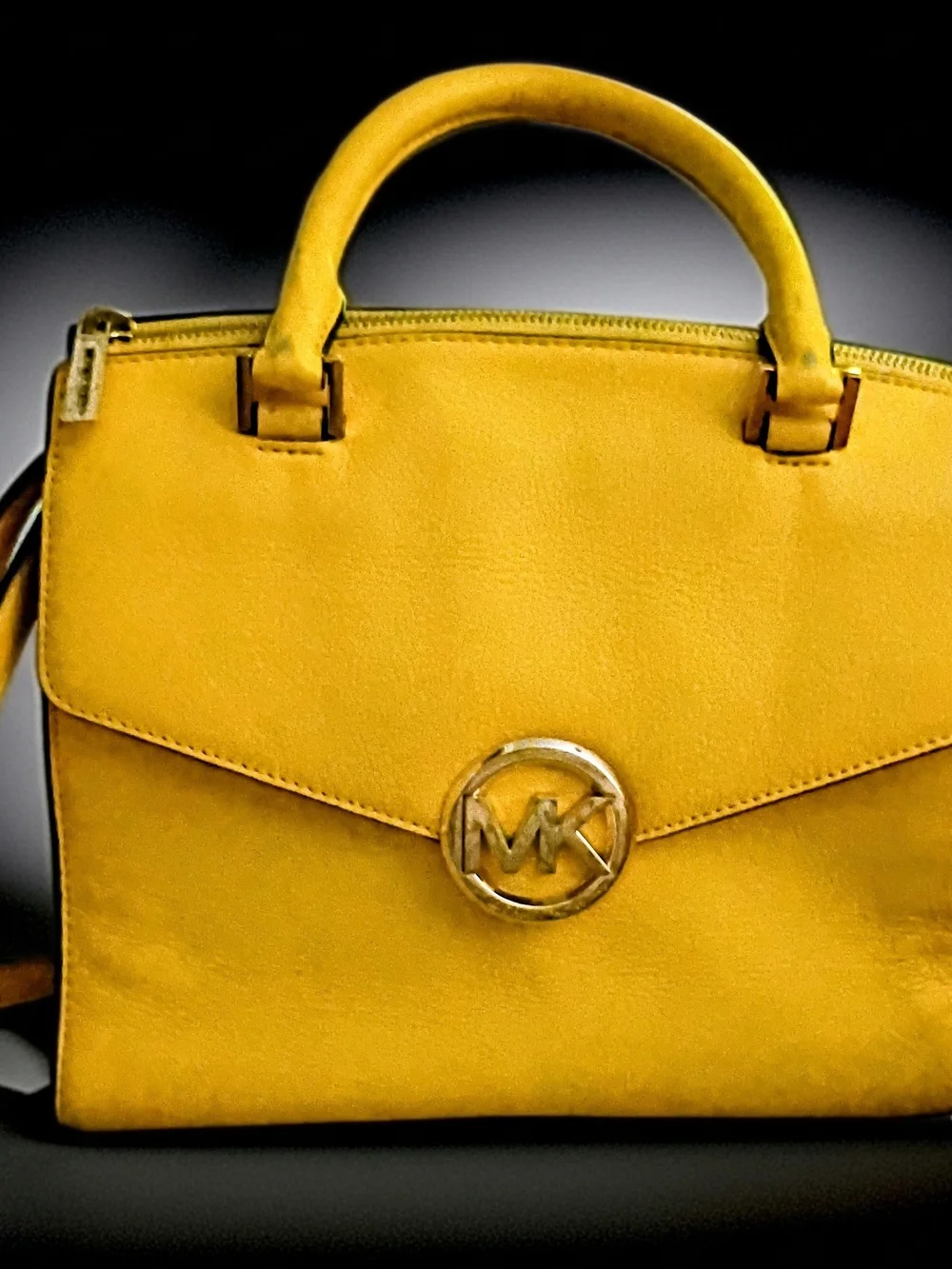 Michael Kors Yellow Top-Handle Satchel